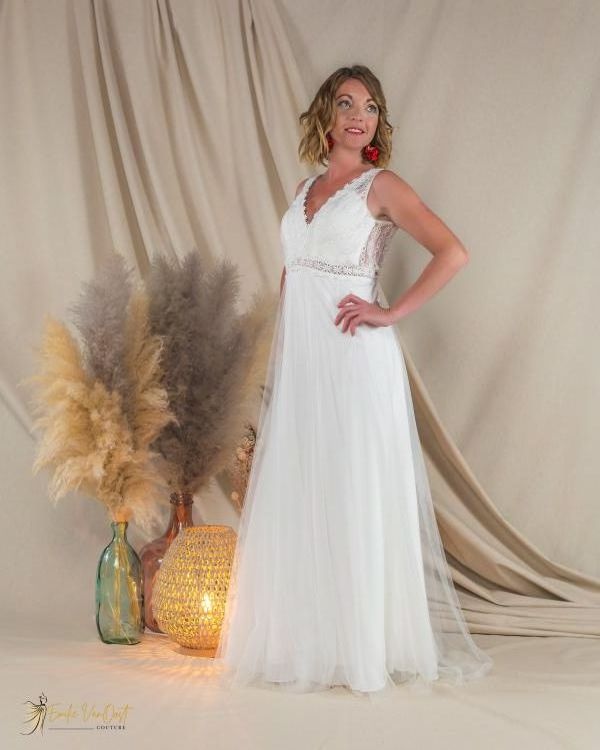 Emilie Van Oost Couture - robe de mariée bohème fluide | 